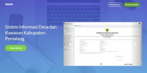 Di atas adalah tampilan aplikasi sidekem.web.id