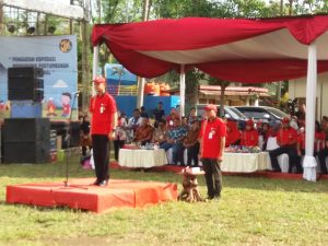 Gubernur Jawa Tengah Ganjar Pronowo Membuka Peringatan Hari Koperasi Nasional Ke-71 di PTPN XI Semugih